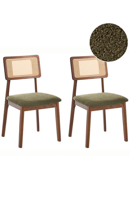 2 Set dining cane chairs
