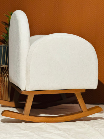 Kids Rocking Chair HUG Boucle Light Beige