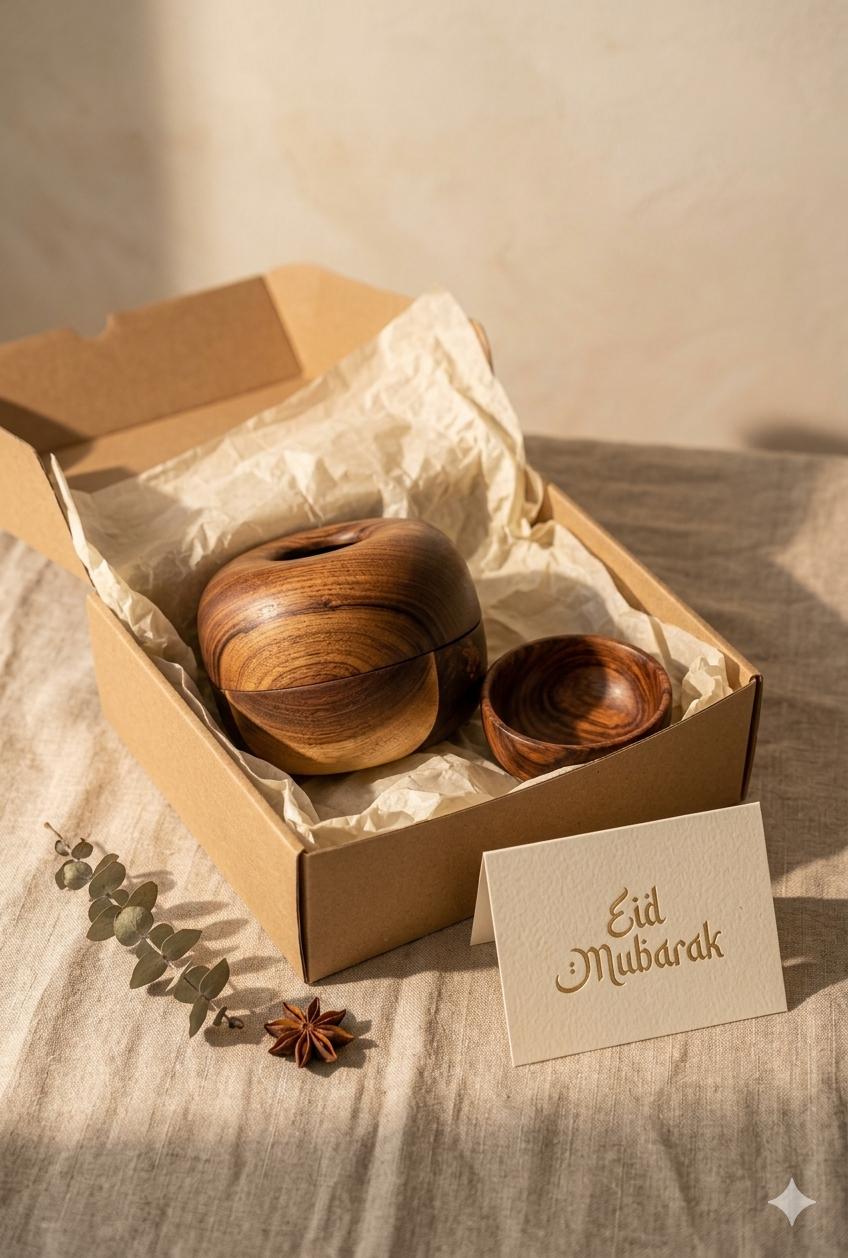 Handcrafted Shisham Wood Tissue Box Holder