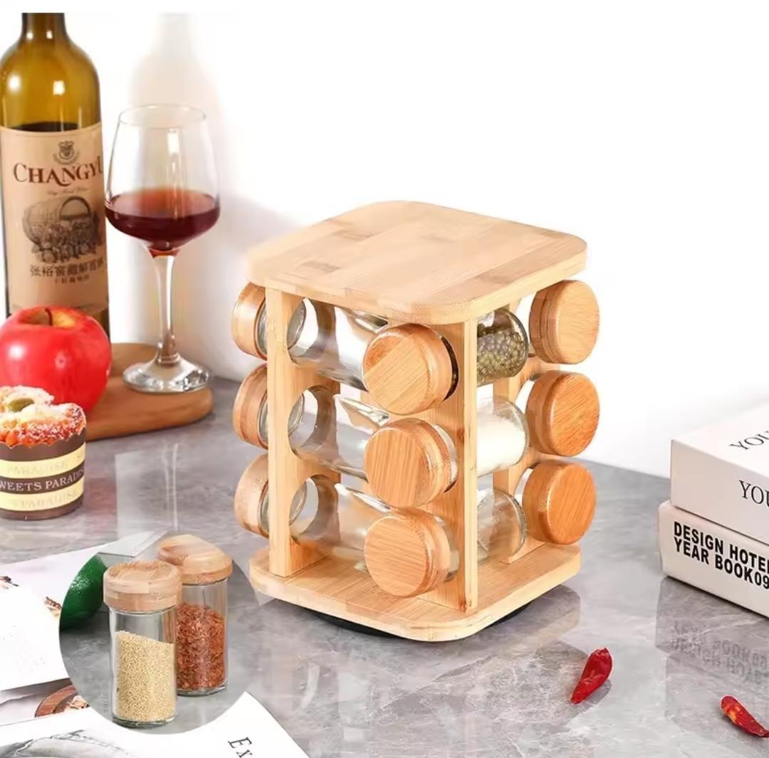 Rotating spice rack