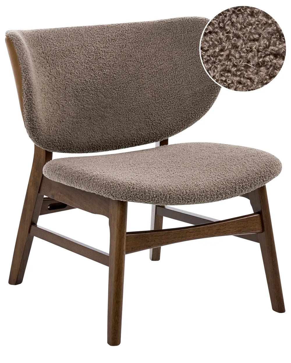 Armchair DAY Boucle Taupe