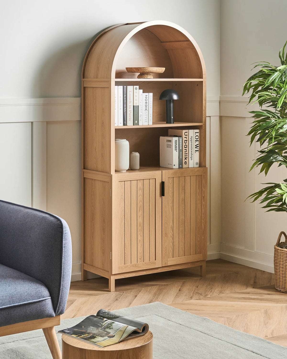 Shelving Unit COOLAH 180 cm Light Brown
