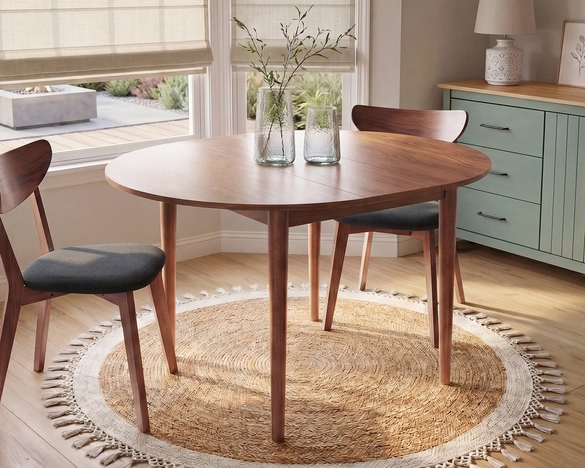 Extending Dining Table ECHO Dark Oak 107/137 cm 107 cm
