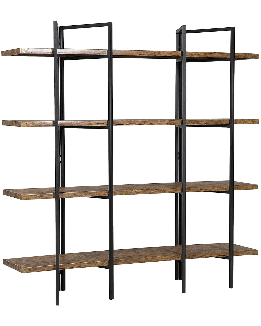 4 Tier Shelving Unit COMPTON 165 cm Dark Brown