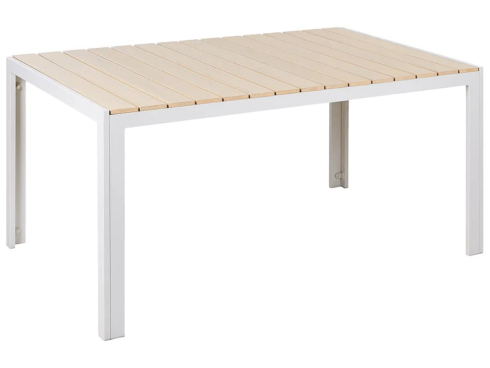 Outdoor Dining Table for 6 COMO 150 cm 90 cm Beige