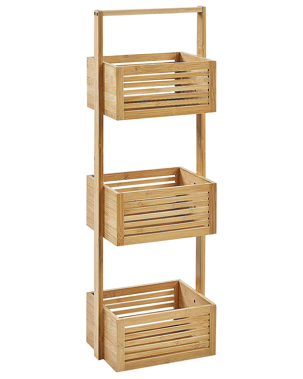 Shelving Unit WAVERLY Bamboo Light Brown