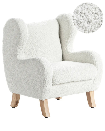 Kids Armchair FARUM Boucle Off-White