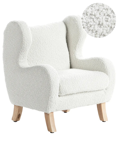 Kids Armchair FARUM Boucle Off-White